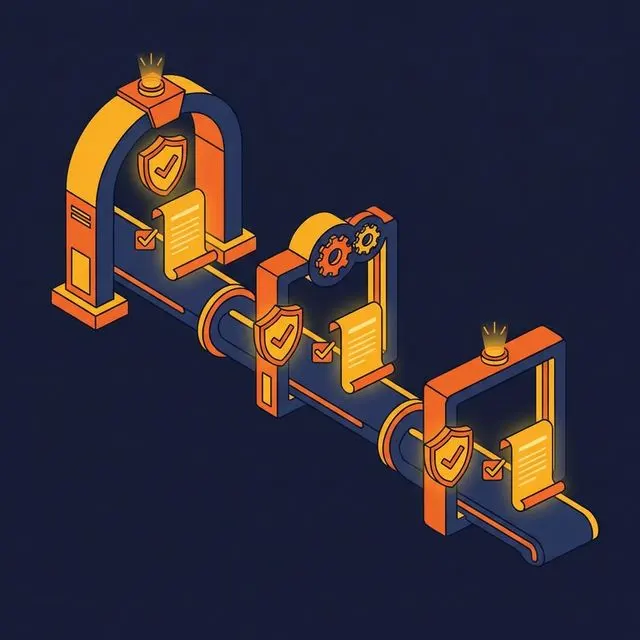 Contract enforcement at pipeline boundaries: ingestion, transformation, serving