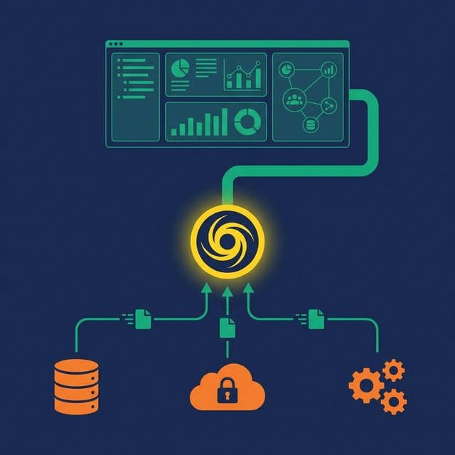 Data virtualization — connecting sources to a unified semantic layer without copying